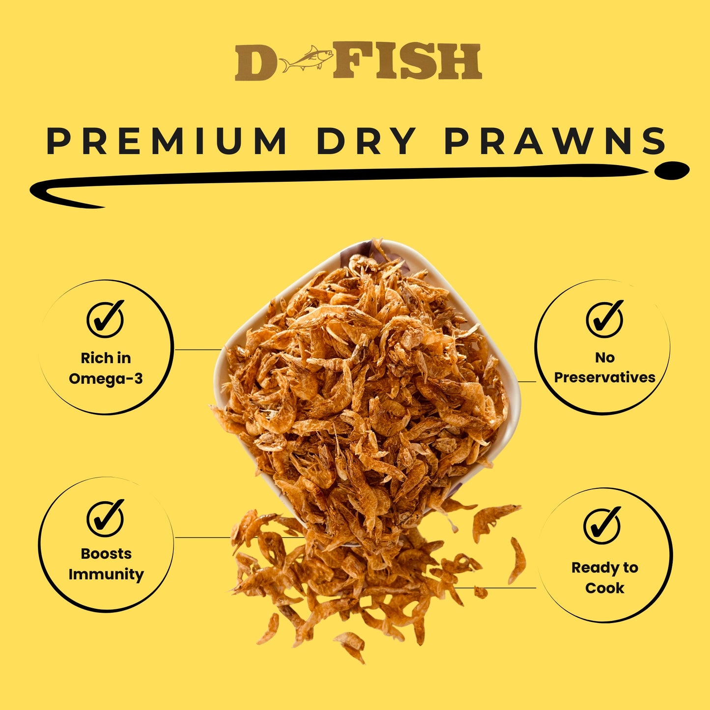 D Fish – Loitta Shutki (Bombay Duck) & Dry Prawns Combo