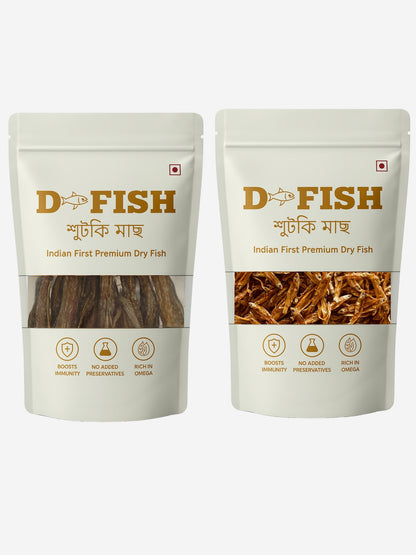 D Fish – Loitta Shutki & Kachki (Small River Fish) Combo