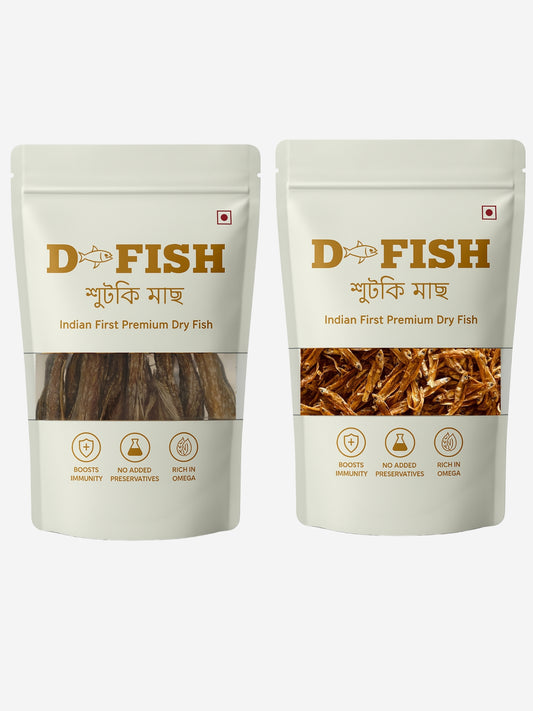 D Fish – Loitta Shutki & Kachki (Small River Fish) Combo